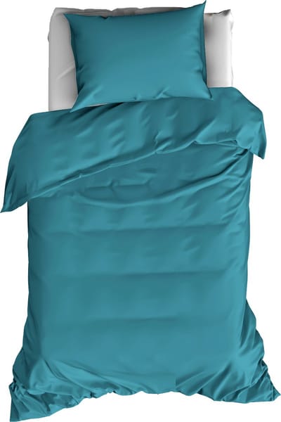 De Witte Lietaer Dekbedovertrek Katoen Satijn Olivia - Eenpersoons - 140 x 200/220 cm - Groen