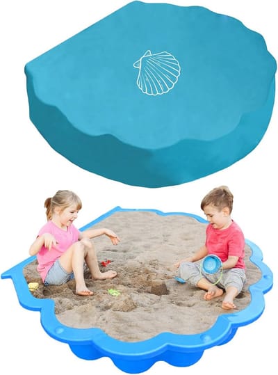 Zandschelp afdekking - Zandbakzeil - Zandbak beschermen - Waterdicht Oxford stof - 100x15 cm - Blauw