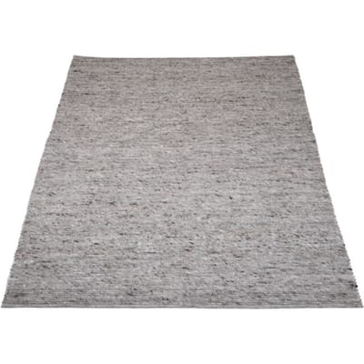 Vloerkleed Scott Taupe 140 x 200 cm - Wol Platgeweven Vloerkleed – Japandi / Tijdloos Modern Design
