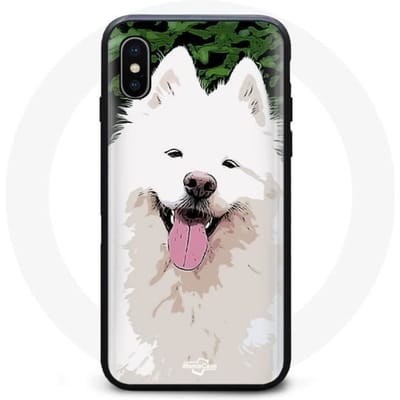 Coque Iphone XS Max Chien Samoyède