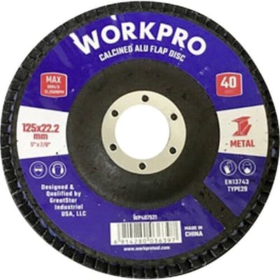 WorkPro WP407521 Lamellenschuurschijf Diameter 125 mm 10 stuk(s)