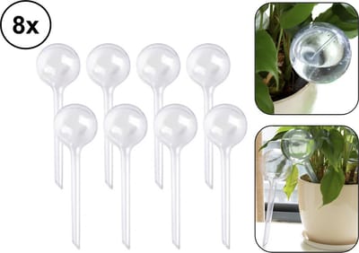 8x PD® - Waterdruppelaar - Watergeefsysteem - Automatische plantenwater geven - Kunststof druppelaar