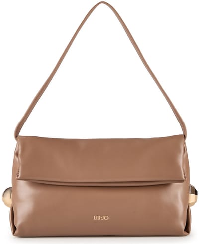 LIU JO schoudertas Riccy ECS Pochette Mocha Taupe