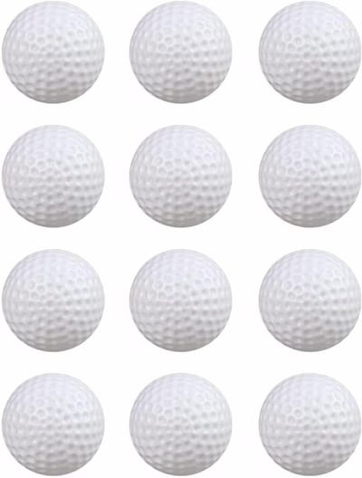 Oefen Golfballen - Plastic Ballen - Swing Oefenen - Holle Constructie - 42 mm - Wit