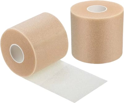 Sport Underwrap Tape Schuim Beige 7cm 27m – Foam Bandage voor Sporttape – Elastische Onderbandage voor Pols, Knie, Enkel en Elleboog