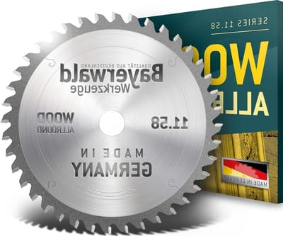 Bayerwald HM cirkelzaagblad voor hout - Ø 520 mm x 4,4 mm x 50 mm | WZ negatief (60 tanden) | voor kap- en verstekzagen
