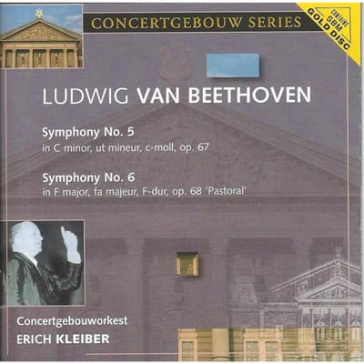 CD L.V. BEETHOVEN; ERICH KLEIBER - Beethoven: Symfonieën 5 & 6  APL101564 Audiofiel Clas 2003 Polen Klassiek Gebruikt gray