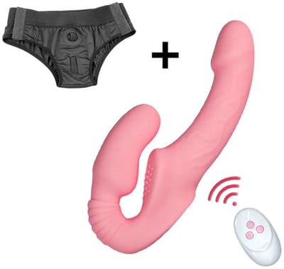 Strap U - Urge Strapless Strap-On Vibrator - Roze