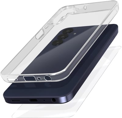 Mayaxess, Beschermingskit Geschikt voor Samsung Galaxy A25 5G Integrale bescherming, Transparant