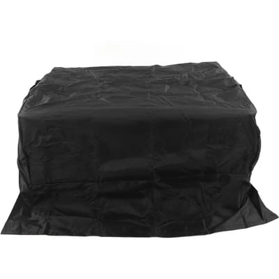 BBQ Grillhoes Waterdicht Oxford Doek Outdoor Regenbestendig Stofdicht Zonbestendig Ingebouwde Grill Top Hoes Grillhoes Zwart zwart