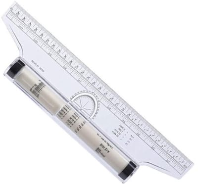 ByShane - 12 Inch Rolling Liniaal Meten - Tekening Parallel - Multifunctioneel - Kunstenaars - Architecten - Ingenieurs