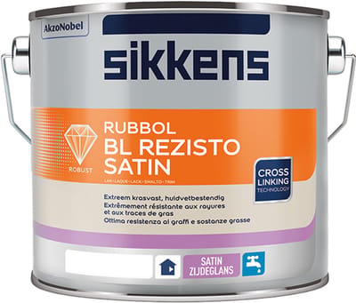 Sikkens Rubbol BL Rezisto Satin RAL7024 Grafietgrijs 2,5 liter