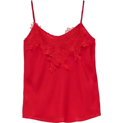 Satin top met kant dames Salsa Jeans