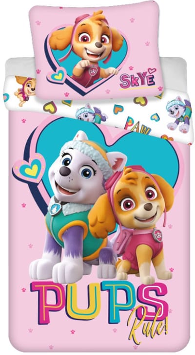 Paw Patrol dekbedovertrek Pups Rules 140 x 200 cm - 70 x 90 cm (polyester)