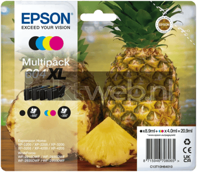Encre - EPSON - Multipack 4 couleurs - Haute capacité - Compatible Expression Home XP-4200