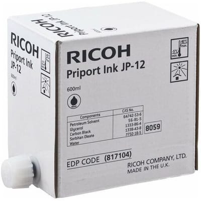 Ricoh Inktcartridge 817104 (JP12) Zwart