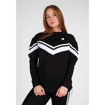 Gorilla Wear Hailey Oversized Sweatshirt - Zwart - XS
