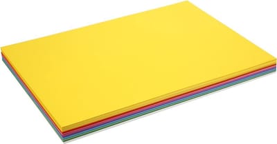 Lentekarton, A2, vel 420x594 mm, 180 gr, diverse kleuren, 20 div vellen | Knutselkarton