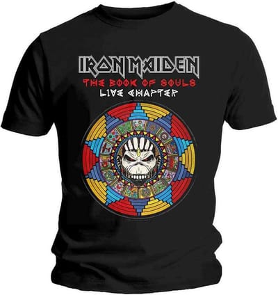 Iron Maiden - Book Of Souls Live Chapter Heren T-shirt - S - Zwart
