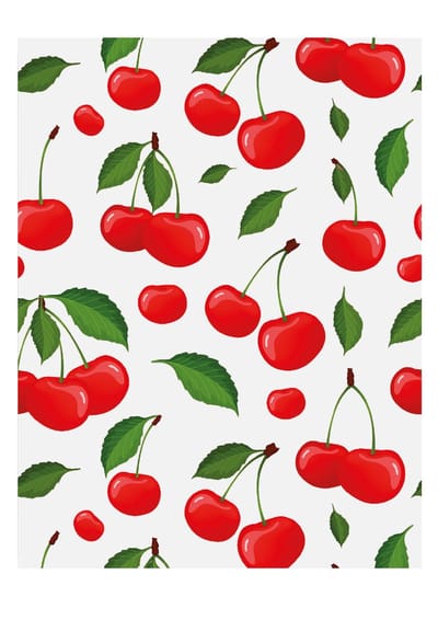 HappyBook - Week Planner - Kersjes - Wit - Rood - Lifestyle - Business - Werk - Studie - School - Softcover - Glans - Elastiek - Cadeau - Weekplanner - Vrolijke planner - Kersjes - Doelen behalen - Business Plan - Doelen opschrijven - Zakelijke notes