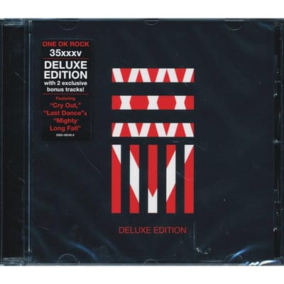 CD ONE OK ROCK 35xxxv Deluxe Editie 9362492489 Warner Bros. 2015 VK Japanse PopRock Gebruikt red