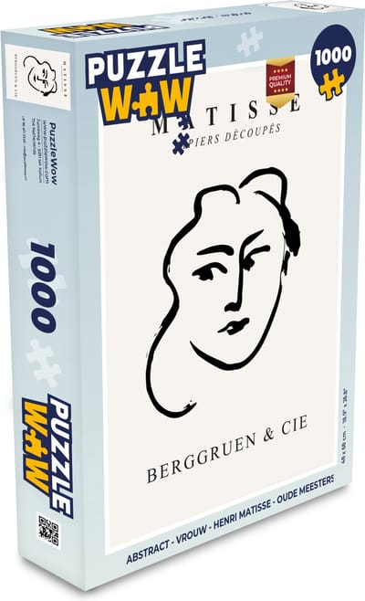 Puzzel Abstract - Vrouw - Henri Matisse - Oude meesters - Legpuzzel - Puzzel 1000 stukjes volwassenen