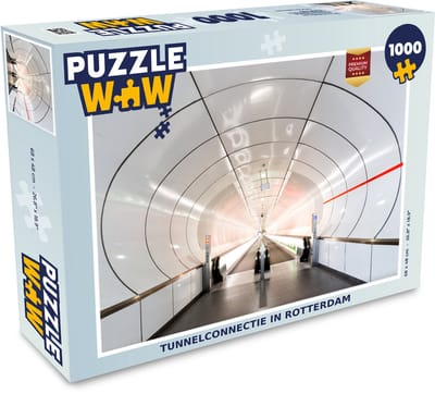 Puzzel Rotterdam - Architectuur - Tunnel - Legpuzzel - Puzzel 1000 stukjes volwassenen