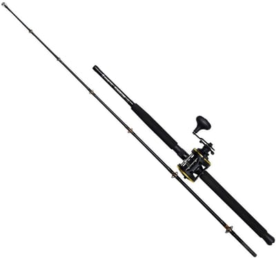 Kinetic Powercore Cc Trolling-combo 2 Stukken Zwart 2.02 m / 300-1000 g