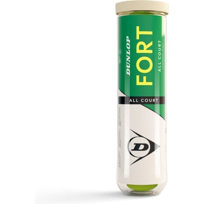 Dunlop tennisballen Fort All Court - Tube van 4 stuks voor alle ondergronden.
