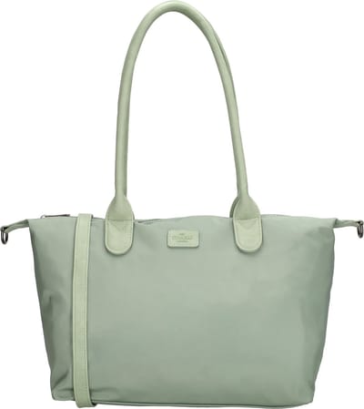Charm London Buckingham Mono Shopper - Schoudertas - Crossbody - Praktisch - Lichgewicht - Tote Bag - Dames Tas - Lichtgroen