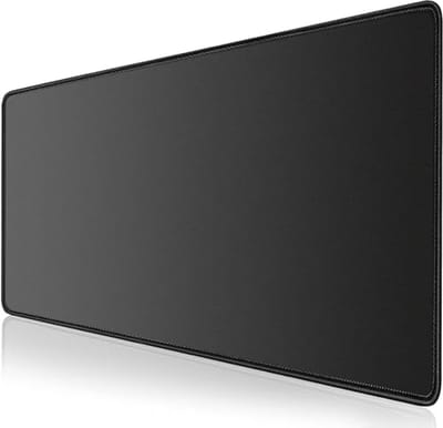 Grote Zwarte Gaming Muismat voor Laptop en Bureau - 900 x 500 x 3 mm