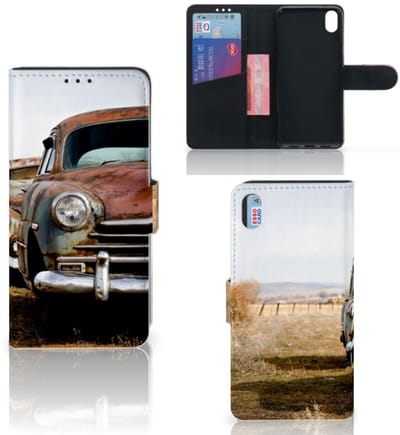 Xiaomi Redmi 7A Telefoonhoesje met foto Vintage Auto