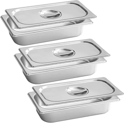Rechthoekige Bakplaten van RVS, 32.5 x 17.5 x 6.5 cm, Ideaal voor Taarten, Vlees en Groenten