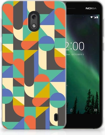 Nokia 2 TPU bumper Funky Retro