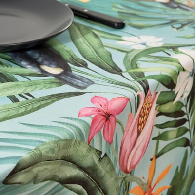 Omgoods - Vlekafstotend Tafelkleed 300 x 140 cm van 100% Biologisch Katoen