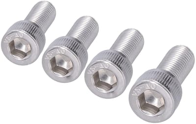 Stuks Hex Bout Socket Kop A2 Rvs 1.25mm Pitch Machine Bevestigingsmateriaal (Set van 4, M10*25)