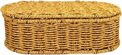 Opbergmanden - Opbergbakken Organisatiemanden - Ruimte Ordenen - Imitatie Rotan - 10x15x10 cm - A