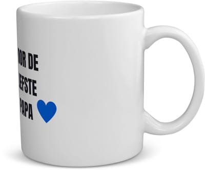 Akyol - voor de liefste papa koffiemok - theemok - Papa - cadeau papa - cadeau - verjaardag papa - vaderdag - beste papa - 350 ML inhoud