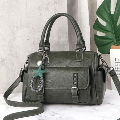 Sac de Style Tendance de Haute Qualité Sac Style Sac Grande Capacité Sac à Bandoulière Décontracté Tout Sac Diagonal Sac Seau Matériau Durable . gray