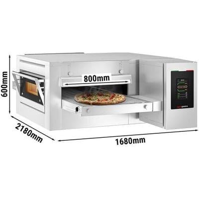 GGM Gastro Gas Durchlaufofen - 1680x2180mm - Touch - Bandbreite: 800mm