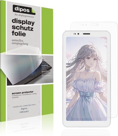 dipos – 4x Matte Beschermfolie geschikt voor Bigme HiBreakS | Krasbestendige & antireflecterende Screenprotector Ultra-Thin