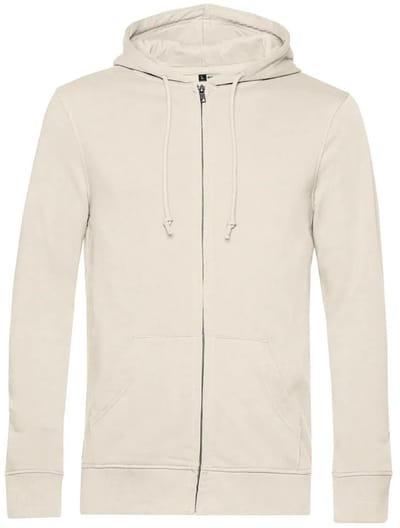 Hooded sweatshirt met rits B&C Organic