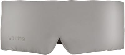 Wocha 100% Premium Moerbei Zijden Slaapmasker – 22 Momme – Hoogste kwaliteit 6A Zijde – Grijs – Voor vrouwen en mannen