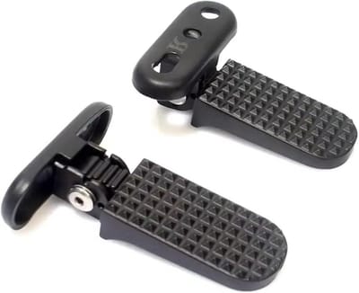Motor Voetsteunen - Passagier Pedaal - Comfortabel Rijden - Aluminium Legering - One Size - Zwart