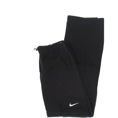 Dames trainingsbroek W Sportswear Essential Woven High-rise Pant Cargo Zwart/wit