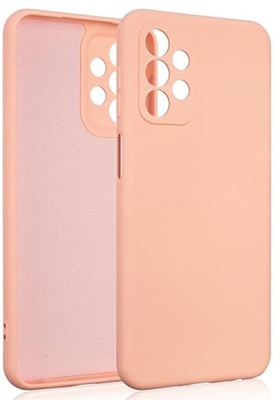 Beline - Siliconen Etui - Rosegoud - Geschikt voor Samsung Galaxy A23 5G - Elegant Ontwerp