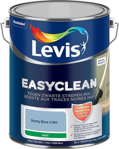 Levis - Easyclean Tegen Zwarte Strepen Mix - Shady Blue C40 - Mengverf - 5 L