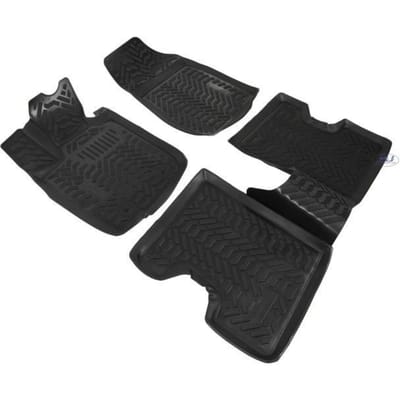 J&J AUTOMOTIVE | Tapis De Sol En Caoutchouc 3D Exclusive Pour Dacia Logan 2013-2020 noir