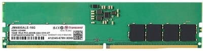 Transcend JetRAM - DDR5 - module - 16 GB - DIMM 288-pin - 4800 MHz / PC5-38400 - unbuffered