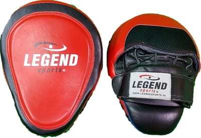 Focus Pads Rood Leer - Gemaakt van beste runderleder - Super lichtgewicht - Goede grip Default